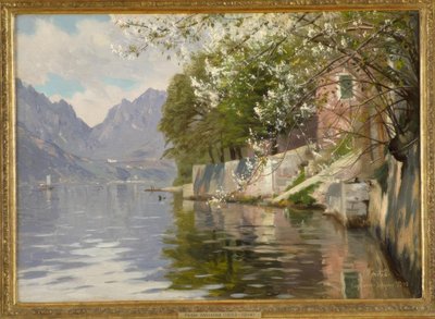 Jour de printemps au lac de Lugano - Peder Monsted