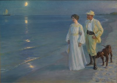 Danois : Sommeraften ved Skagens Strand Soirée d