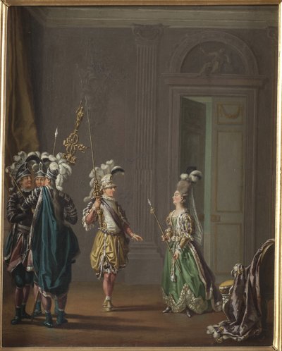 Gustave III de Suède et Ulrika Eleonora von Fersen par Pehr Hilleström - Pehr Hilleström