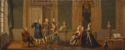 Intérieur de Style Gustavien avec une Fête Musicale - Pehr Hilleström