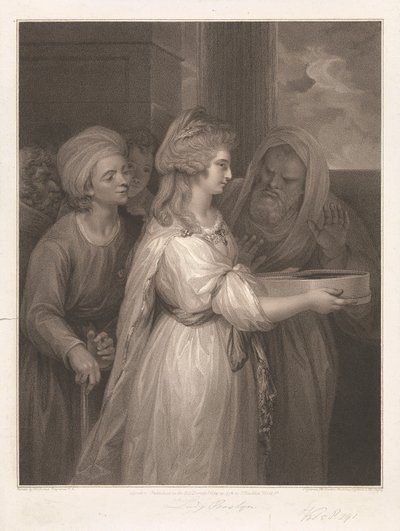 Mme Seaforth en Tuccia - La Vestale - Peltro W. Tomkins