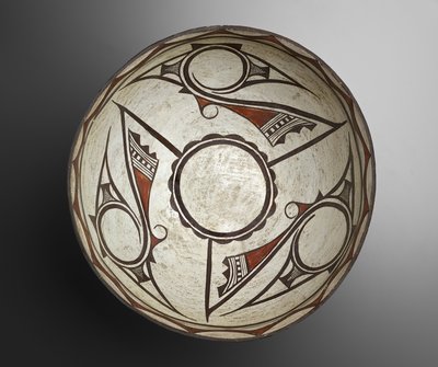 Bol à pâte avec motifs géométriques - People Zuni