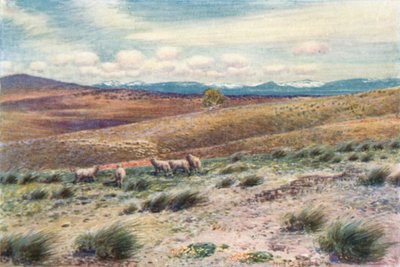 Montagnes enneigées près du site de la capitale fédérale - Percy F.S. (after) Spence