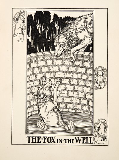 Le Renard dans le puits, de Cent fables d