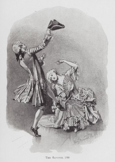 Danse : La Gavotte - Percy Macquoid