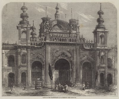 Porte du Kaiserbagh à Lucknow - Percy Macquoid