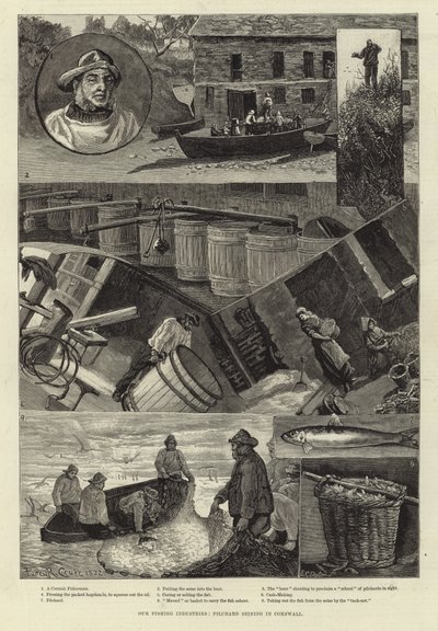 Nos industries de pêche : pêche à la senne des pilchards en Cornouailles - Percy Robert Craft