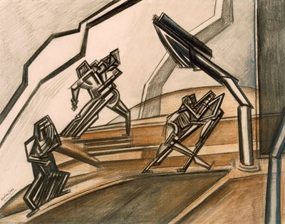 Combat n°2 - Percy Wyndham Lewis