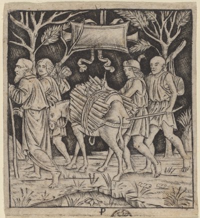 Abraham et Isaac en route vers le mont Moriah - Peregrino da Cesena