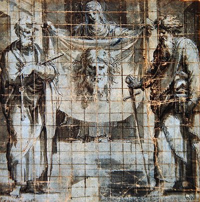 Sainte Véronique avec SS. Pierre et Paul - Perino del Vaga