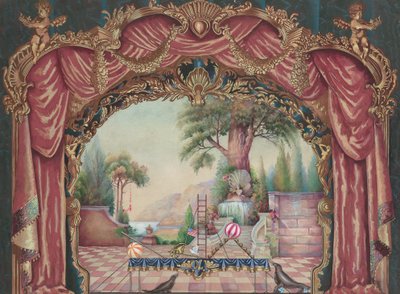 Décor pour scène de vaudeville - Perkins Harnly