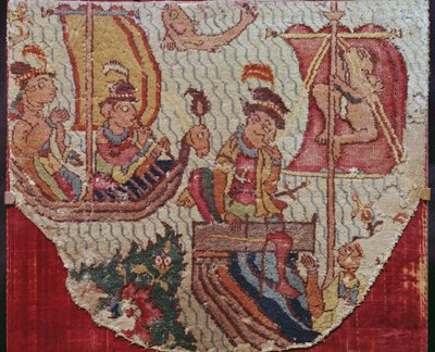 Tapis avec motifs indo-portugais, Dynastie Safavide - Persian School