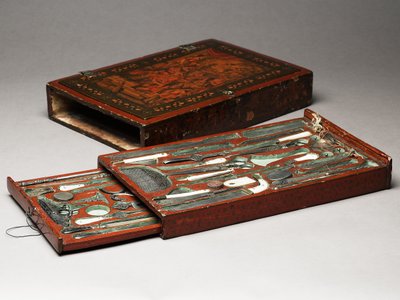 Trousse à outils représentant la Sainte Famille - Persian School