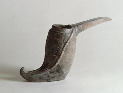 Vase en forme de botte, de Kaluraz, Gilan, Iran, vers Ier millénaire av. J.-C. - Persian School