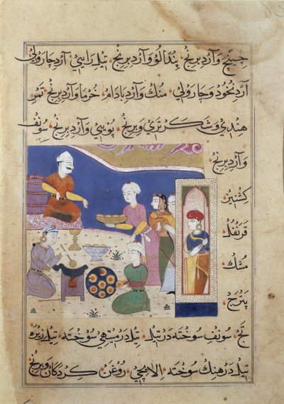 Préparation de sucreries pour le sultan de Mandu, d