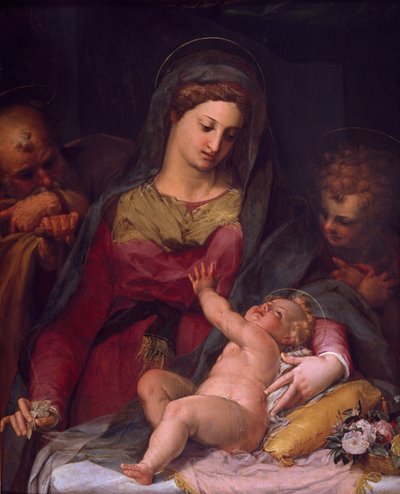 Sainte Famille avec Saint Jean par Peter Candid - Peter (1548 1628) Candid