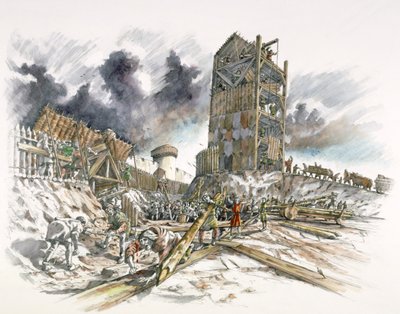 Siège du château de Douvres - Peter Dunn