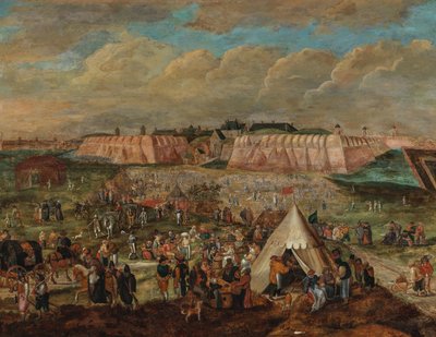 Le Siège du Spanjaardenkasteel à Anvers - Peter Goetkind the Younger