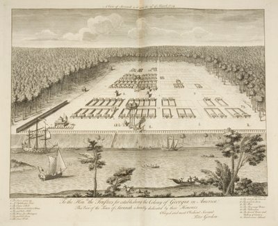 Vue de Savannah telle qu