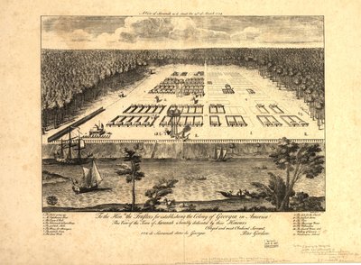 Vue de Savannah telle qu