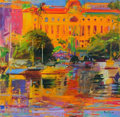 Réflexions de la Riviera-Cannes, 2022 - Peter Graham (Contemporary)