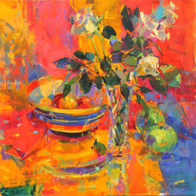 Nature morte avec bol Clarice Cliff - Peter Graham (Contemporary)