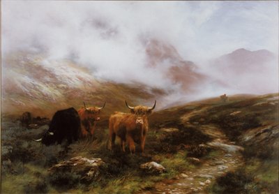 Paysage avec du bétail - Peter Graham