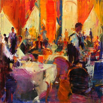 Les jours du Savoy (huile sur toile) - Peter Graham