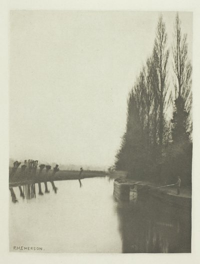 Peupliers et têtards sur la Lea, près de Broxbourne - Peter Henry Emerson
