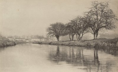 Le village au bord de la rivière, 1890-1891, imprimé en 1893 (photo) - Peter Henry Emerson