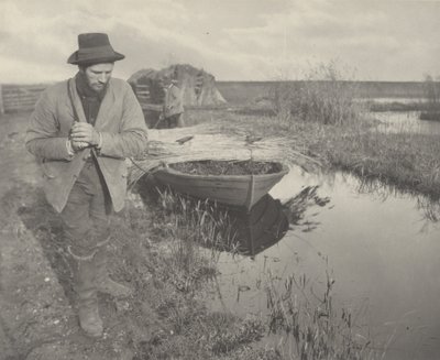 Remorquage du Reed, 1886 (photo) - Peter Henry Emerson