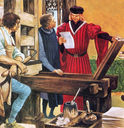 Presse à imprimer de Caxton - Peter Jackson