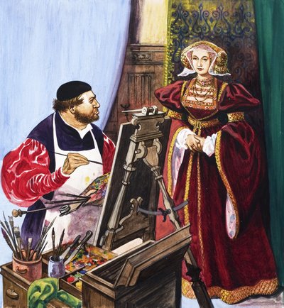 Holbein peignant un portrait d
