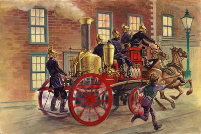 Camion de pompiers de Londres vers 1860 - Peter Jackson