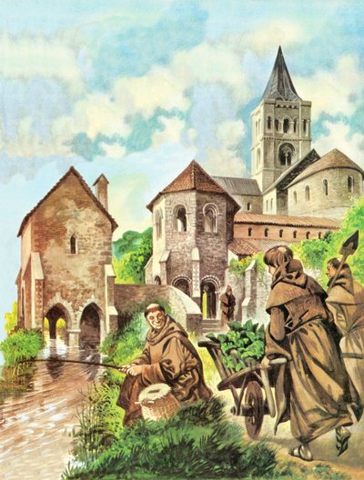 Moines pêchant - Peter Jackson