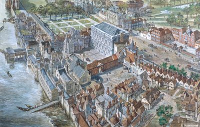 Ancien Londres reconstruit : Le Palais de Whitehall vers 1680 - Peter Jackson
