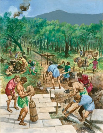 Construction de route romaine - Peter Jackson