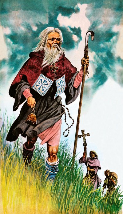 Saint Patrick porte le message de Dieu à travers l