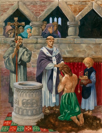 Saint Augustin baptisant le roi Ethelbert - Peter Jackson