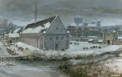 Westminster Hall sous la neige - Peter Jackson