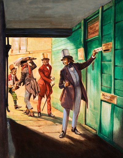 Quand ils étaient jeunes : Charles Dickens (gouache sur papier) - Peter Jackson