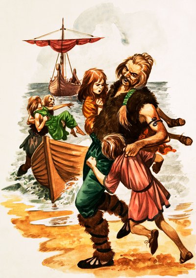 Quand ils étaient jeunes : Saint Patrick (gouache sur papier) - Peter Jackson