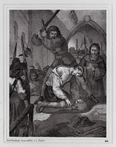 Exécution du comte de Reinstein-Tattenbach - Peter Johann Nepomuk Geiger