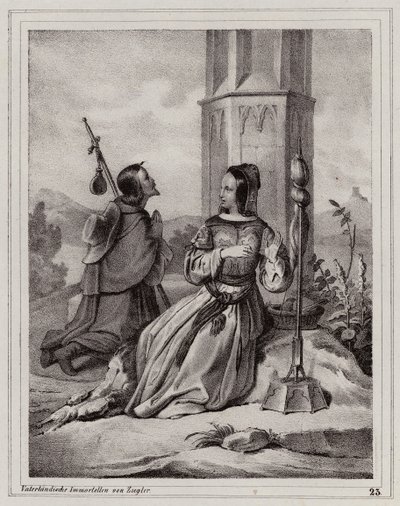 Légende de la fileuse à la croix, Vienne - Peter Johann Nepomuk Geiger