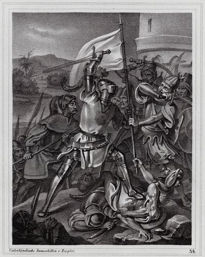 Siège de Damiette - Peter Johann Nepomuk Geiger