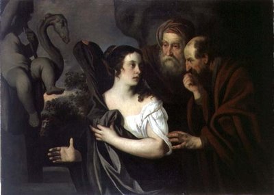 Suzanne et les vieillards - Peter Lely