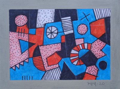 CARNIVAL, 2020 (techniques mixtes) - Peter McClure
