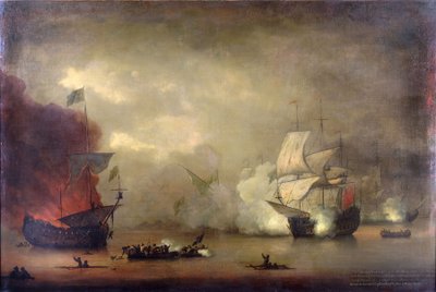 Combat naval entre le HMS 