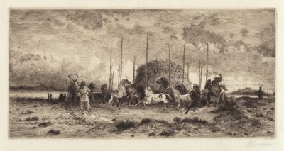 Récolte à San Juan, Nouveau-Mexique - Peter Moran