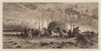 Récolte à San Juan, Nouveau-Mexique - Peter Moran